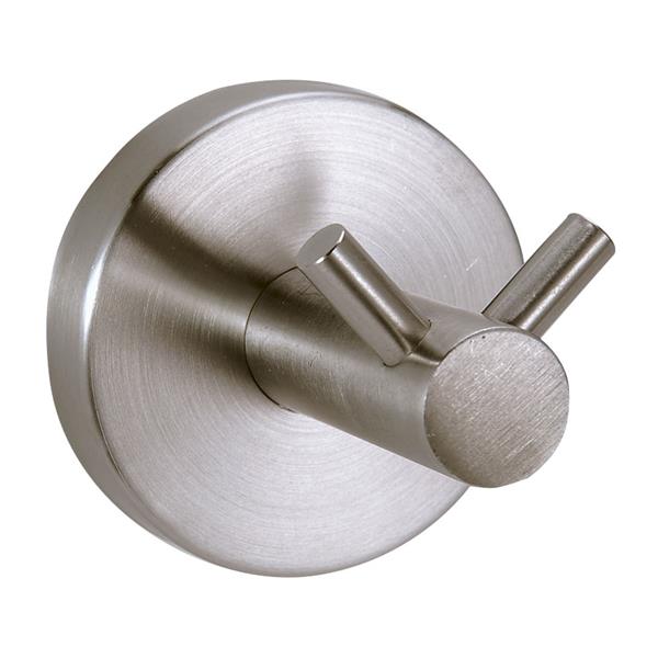 Accesorios ba&ntilde;o Satin. Colgador doble