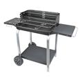 Barbacoa carb&oacute;n Supergrill 60. Parrillas: 60 x 37. Ruedas